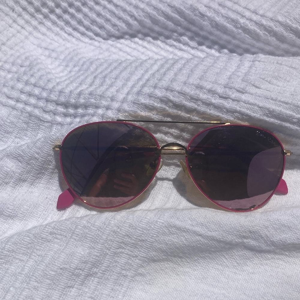 Lilly Pulitzer Gold and Pink Sunglasses